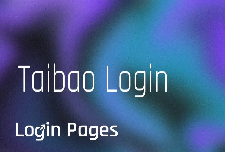 eCommerce Platform - Taibao Login for All Countries